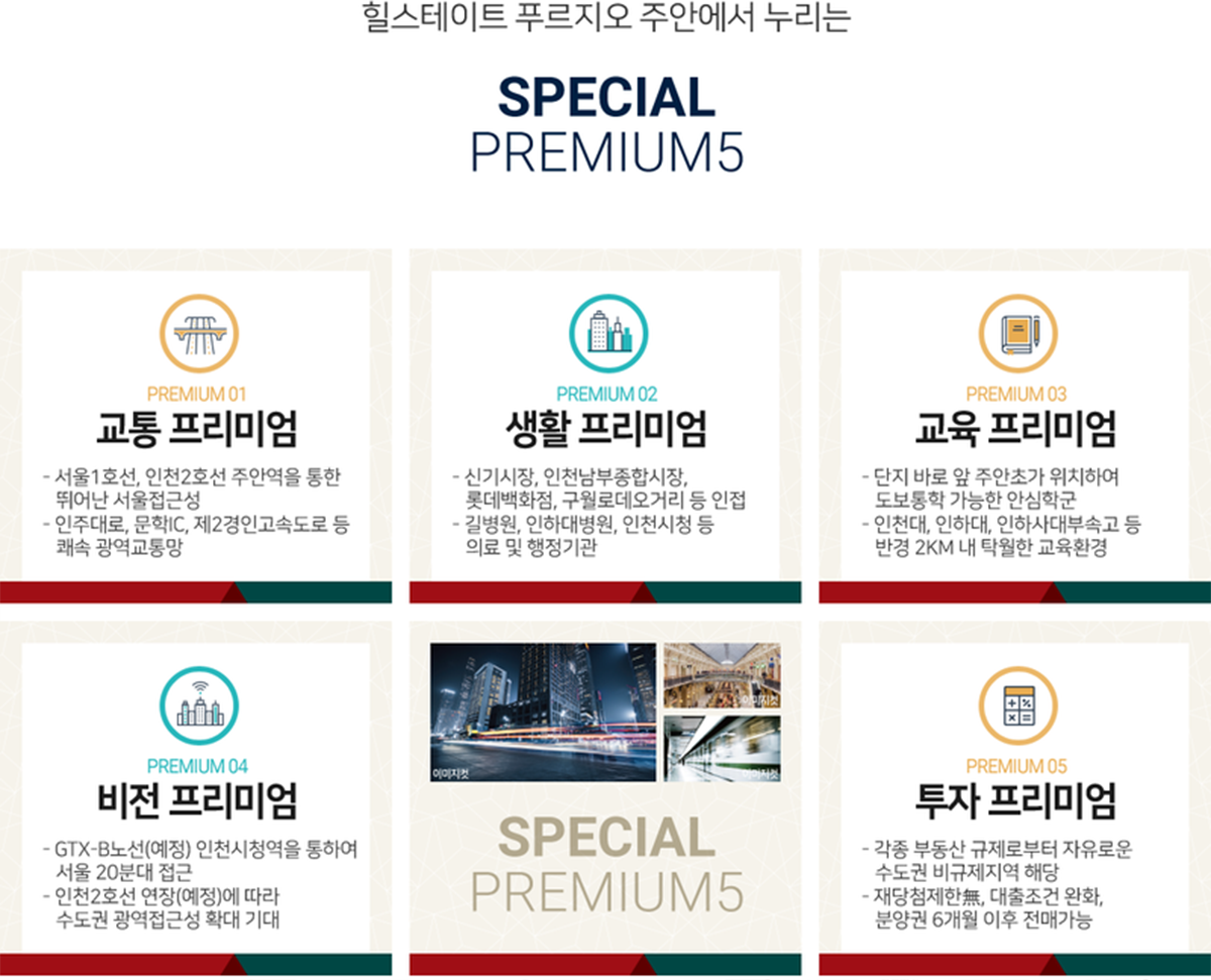 주안 힐스테이트 푸르지오 프리미엄